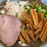 ラーメン山岡家 - 具材アップ