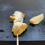 兄弟寿し - バイ貝の串焼き