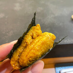 兄弟寿し - ムラサキウニ