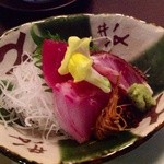 喜和美家 - Ｈ25.04②  特選酒満喫コース【お造り３種盛り】