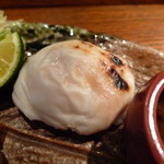 和や　てらさわ - 河豚の白子焼。