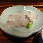 和や　てらさわ - 鮃の昆布〆。