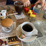 ライフ - ランチセットのコーヒー　ホットとアイス