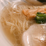 貝出汁 中華そば 竹祥 - 限定麺：貝柱出汁の塩そば