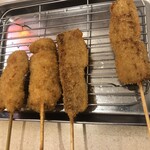 Kushikatsu Tanaka - 牛（１７０円）、豚（１７０円）