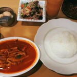 ランマイ - カントリーカレーサラダセット1250円