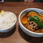 Okushibashouten - ランチ（野菜カレーご飯中盛）