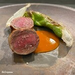 カーサ・デル・チーボ - ホゲットのアッロースト カラブリア産パプリカのソース