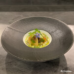 カーサ・デル・チーボ - 天然ものの海鞘と胡瓜のスーゴ仕立て