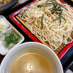 きそば 柏屋 - 初注文　冷やし胡麻だれ蕎麦　850円