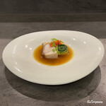 カーサ・デル・チーボ - 油坊主のブラチョーラに仕上げに油坊主とドライトマトのスーゴ