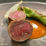 カーサ・デル・チーボ - ホゲットのアッロースト カラブリア産パプリカのソース