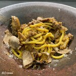 カーサ・デル・チーボ - 猪肉のサルシッシャとヤマドリ茸とサマートリュフのキタッラ