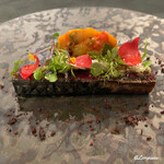 カーサ・デル・チーボ - 宗田鰹の瞬間燻製とカポナータ