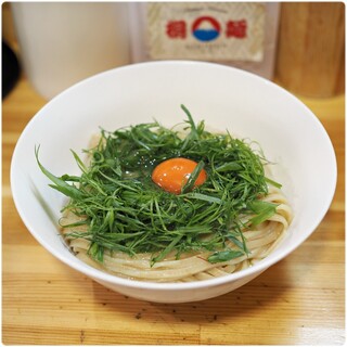 桐麺 - 料理写真:冷やし桐玉 1000円 ネギ 150円
