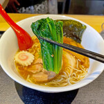 超純水採麺 天国屋 - 小松菜