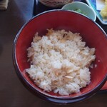 阿波郷土料理 彩 - 食事　鳴門鯛飯　鯛がたっぷり！