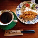 山本珈琲倶楽部 - モーニング・卵のホットサンド(2022・9)