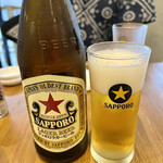 居酒屋 一ノ蔵 - サッポロラガービール大瓶