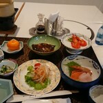 シーサイドホテル - 鮭と玉ねぎのオードブルをまず完食