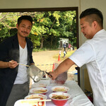 Japanese Soba Noodles 蔦 - 2017/11/4　松戸モリヒロフェスタ「中華蕎麦とみ田×らぁ麺屋飯田商店×Japanese　Soba　Noodles 蔦　3店舗コラボラーメン」