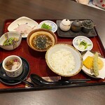 蕎麦と料理 あふひ - 蕎麦と日振御膳（鯛茶漬け）