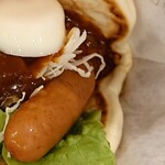 モスバーガー 新潟亀貝店 - デカいぜ 粗挽きソーセージ✨