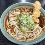 Choumei Udon - うどん・きしめんミックス大盛（温）・イカ天のせ　570円