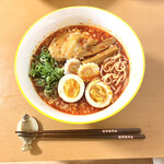 コトノハ - 辛ニボ中華そばの出来上がり