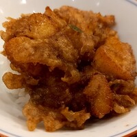 天ぷら 車 - 白海老&帆立のかき揚げ天丼