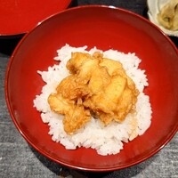 江戸前晋作 - かき揚げの天丼