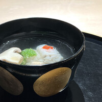 御料理 ふじ田 - 鱧 大黒シメジ