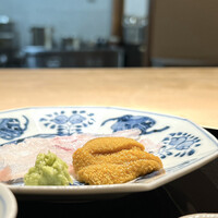 御料理 ふじ田 - ウニ クエ