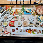 肉割烹 無膳福助 - キャビア付　二十数種の酒の肴