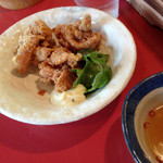 石ヤキ製麺所 - Aセット（からあげ３個）１２６円