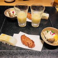 魚匠 銀平 道頓堀店 - 付きだし