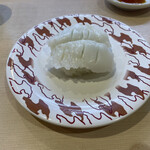 佐渡廻転寿司 弁慶 - コリコリ食感の「えんがわ」。追加注文しました。