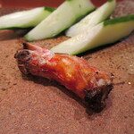 天寿し - 車海老頭の炭火焼