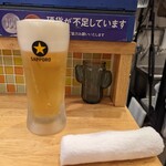 串7 - 生ビール（黒ラベル）430円