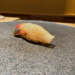 くるますし - しまあじ。いや、でかいよね。この鯵。