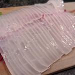 料理屋 まる三 - 綺麗なイカのお造り