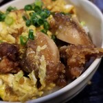 塩そば専門店 桑ばら - 唐揚げ卵とじ丼