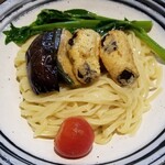 ラーメン巌哲 - 創作つけ麺「麻婆と茄子」(2022年9月)