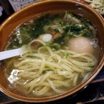 塩そば専門店 桑ばら - 四万十海苔のつけそば