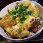 塩そば専門店 桑ばら - 唐揚げ卵とじ丼