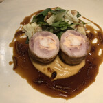 フランス料理 タンモア - オマール海老と国産うずらのロースト