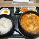 Toukyou Sun D Wubu - 豚スンドゥブ1050円　ご飯小　2辛