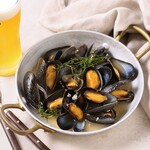 Mussels steamed in coedo white beer