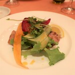 崎陽軒本店 イルサッジオ - 一日50食限定プランツォコース（3,600円）のメインもち豚グリル。