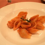 崎陽軒本店 イルサッジオ - 一日50食限定プランツォコース（3,600円）のパスタ。